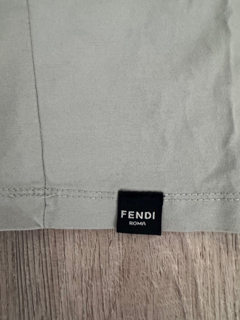 FENDI Roma Embroidered Logo Tee (XL) - Picture 6 of 14